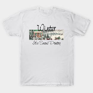 Winter Poetry T-Shirt